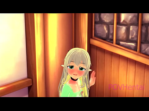 ❤️ (トラップ）エルフのメイドが顔を洗うのを手伝う ️❌ ポルノvk ❌️❤